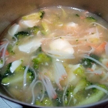 水分が多すぎてスープになってしまいましたが、お腹に優しい美味しい料理でした。次回は水分控えめで作ります。